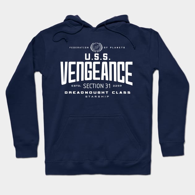 U.S.S.Vengeance Hoodie by MindsparkCreative